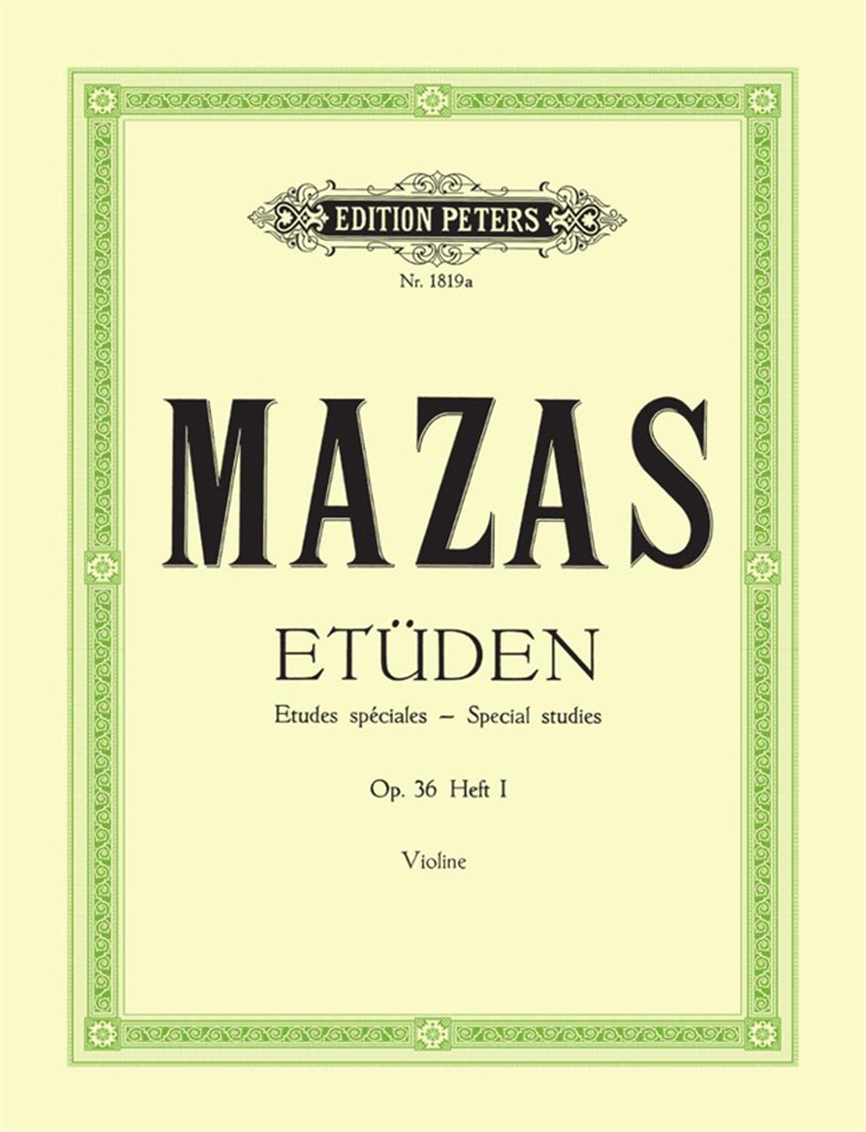 Etudes Speciales 1 Op.36